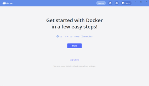 docker-startpage